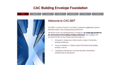 Desktop Screenshot of cac-bef.org