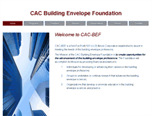 Tablet Screenshot of cac-bef.org
